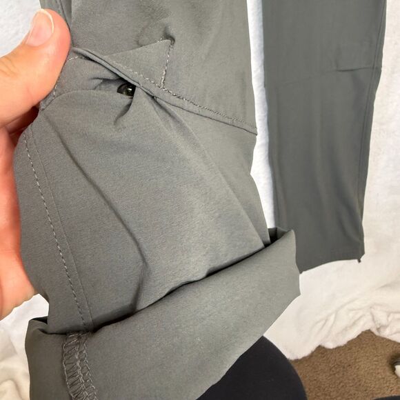 Columbia Women's Gray PFG Ultimate Break Wake Roll-Up Pants Size 8 Fishing hike - Picture 8 of 16